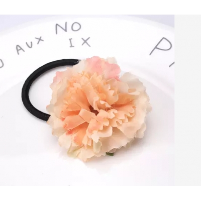 NEW Beautiful Peony Flower Hair Tie Colorful Hair Band